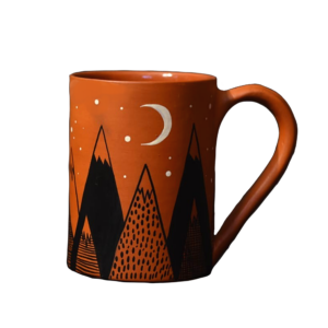 Milk Mug- Starry Night and Mountains